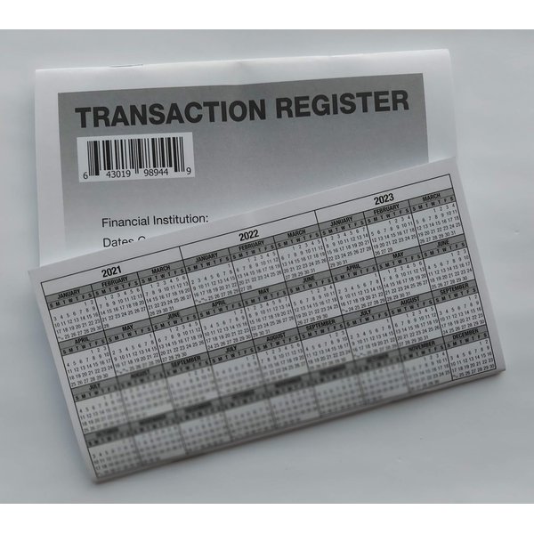 50 - Checkbook Registers - 2022/23/24 Calendar - Transactions Checking Book Bank