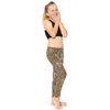 Oh So Soft Girl's Leggings Brown Cheetah Medium