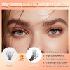 40D Mink Lash Extensions D Curl Volume Eyelashes 200PCS Cluster lashes Fluffy Mixed Lengthes from 9-16mm Eyelashes DIY false Wispy Eyelashes By Anforlin