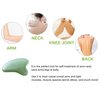 Altatac Gua Sha Facial Tools Guasha Heart Natural Jade Stone Massage Scraper for Face Body Spa, Face Lift Tighten Decreases Puffiness