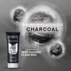 POND'S Pure Detox Face Wash 200 g, Daily Exfoliating & Brightening Cleanser, Deep Cleans Oily Skin - With Activated Charcoal for Fresh, Glowing Skin