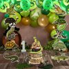 Reptile Birthday Party Decorations 10 PCS Reptile Swamp Door Banner Jungle Animals Lizard Snake Turtle Alligator Door Sign Camping Wilderness Reptile Theme Birthday Baby Shower Party Supplies