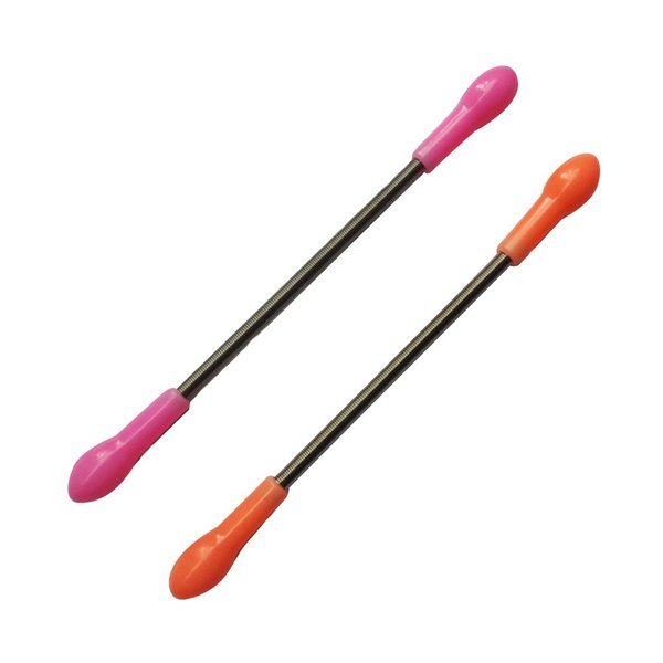 SUPVOX 2Pcs Facial hair remover stainless steel hair removal spring from upper lip chin cheeks and neck