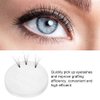 Eyelash Extension Pad, Professional Clear Thick Reusable Round Silicone Eyelash Extension Stand Holder Pallet Eyelash Pad Makeup Tool for Easy Pick Up False Eyelash False Eyelash Holder Pads