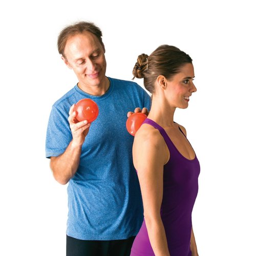 OPTP Franklin Smooth Ball Set - Adjustable Firmness Massage Ball for Gentle Deep Muscle Relif and Sensitive Soft Tissue