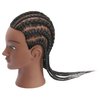 TIANYOUHAIR Mannequin Head 100% Human Hair Cosmetology Manikin Doll Training Head with Stand for Hairdresser Practice Braiding Styling Coloring Bleaching Dyeing Cutting Updos Display