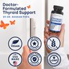 ThyroShield Thyroid Support, Pure Complex with Iodine, Ashwagandha, L-Tyrosine, Selenium, Thyroid Supplement for Women & Men, Energy, Hormone & Metabolism Support, cGMP, CoA Verified - 60 Capsules