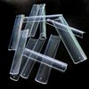 AddFavor 600pcs XXXL Clear Nail Tips Extra Long 3XL Half Cover Straight Square Fake Nails No C Curve Professional Acrylic False Nail Tips for Salons & Home DIY, 12 Sizes