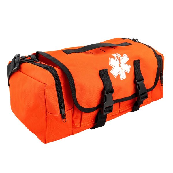 LINE2design First Aid Medical Bag - EMT Paramedic Economical Tactical First Responder Trauma Bag Empty – Multipurpose EMS Bag for Emergency Medical Supplies – Orange
