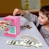 Renvdsa Electronic Piggy Bank for Kids 6 7 8 9 10 11 12 13 Year Old Girl Birthday Gifts Fun Toy for Age 6-13 for Kids to Save Cash and Coins (Pink)