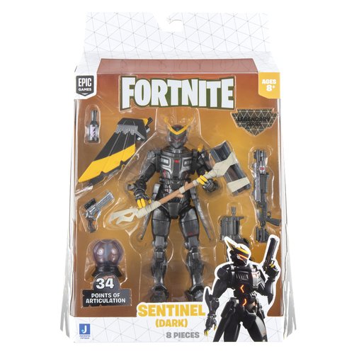 Fortnite Legendary Series, 1 Figure Pack - 6 Inch Sentinel (Dark) - Action Figure - Includes 7 Accessories