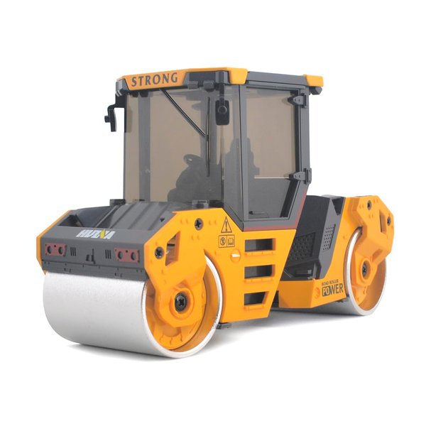 1/50 Scale Diecast Road Roller Toys Metal Engineering Road Planer Vehicle Truck Toy Construction Vehicles Model for Kids (1:50 Road Roller)