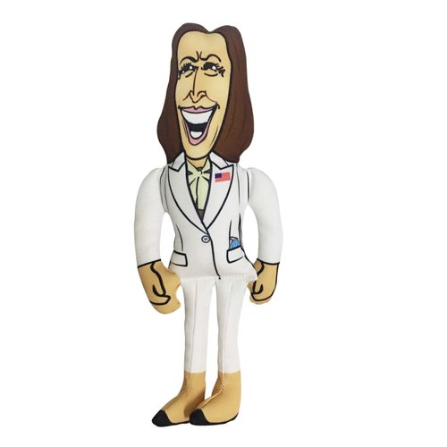 Republican Dogs Kamala Harris Novelty Dog Chew Toy Political Parody Doll Includes Squeaker Made with Durable Polyester Triple Stitching
