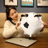 Achwishap Cow Stuffed Animals 13.7” Cow Plush Pillow Stuffed Dolls Hugging Pillow with Zipper, Plush Toys Dolls Gifts for Kids Girls Boys Easter