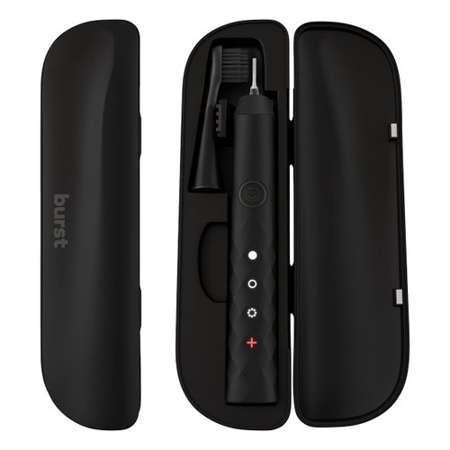 BURST Toothbrush Travel Case Sonic Toothbrush, Black (Case Only)