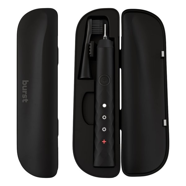 BURST Toothbrush Travel Case Sonic Toothbrush, Black (Case Only)