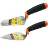 ESreake 2 Pcs Pointing Trowel and Gauging Trowel Set,6" Masonry Hand Tool Set with Soft Grip Handle,Margin Trowel Bricklaying Trowel Building Products (6 Inch)