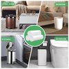 Small Trash Bags 2.6 Gallon-108 Count Leakage-Proof Strong, Small Mini Garbage Bags for Bathroom, Bedroom, Office, White Small Trash Can Liners