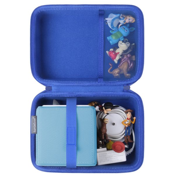 Aenllosi Hard Carrying Case Replacement for toniebox Starter Set+ Nap Time (Blue)
