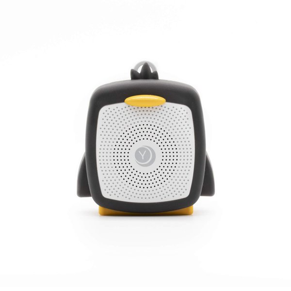 Yogasleep Pocket Baby Soother Penguin, White Noise Machine, 6 Soothing Sounds & Timer for Better Sleep, Includes Brown Noise & Lullabies, Compact Size for Travel & Child Safe, Must Have Registry Gift