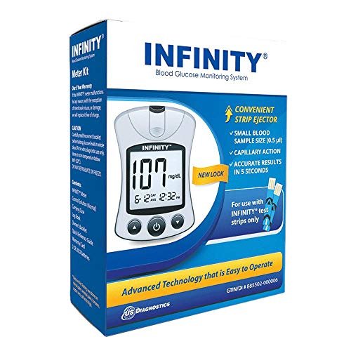 Infinity Automatic Coding Blood Glucose Monitoring System (Monitor only), Model: G5-003SK - 1 ea