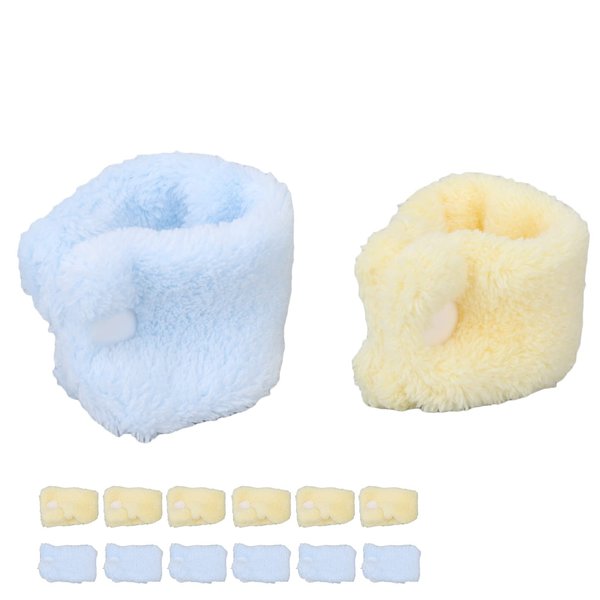 Rollers,ANGGREK 12 Pieces Soft Sleep Hair Curlers Flexible Hair Styling Curlers Coral Fleece Hair Curler Tool for Beautiful Short or Long Hair