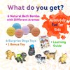 Organic Bath Bombs For Kids with Surprise Inside LITTLE PUPPIES TOYS – Natural and Safe Bubble Bombs with Essential Oils - Bath Bombs Toys Inside – Great Gift Set for Boys and Girls Handmade in USA
