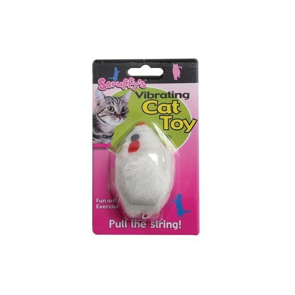 Scruffy Cat Toy Vibrating Mouse