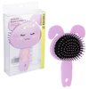 Forever 21 Hairbrush - 1pc Cute Animal Character Hairbrush, Comfort & Control Cushion Hair Brush w/Gentle Bristles, Cushion Base, and Animal Ears (BUNNY)