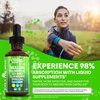 Organic Mullein Liquid Drops With Chlorophyll for Lung Detox Plus Irish Sea Moss, Spirulina, Licorice, Tart Cherry, Lobelia, Motherwort, And Elderberry For Men Women Health Supplement Vitamin (2)