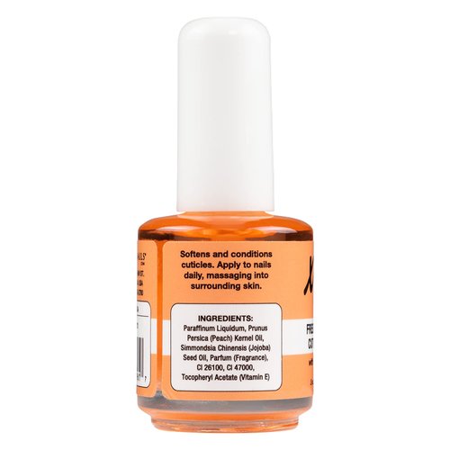 Xtreme Nail Cuticle Oil - Hydrating, Scented Oil for Radiant Cosmetic Nail - Replenishes & Softens Cuticles - Vitamin E Infused - Fresh Peach, 5oz