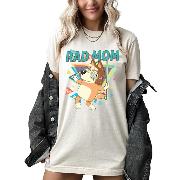 Rad Mom Tshirt - Mama Shirt - Mom Birthday Gift - Mother Shirt - Happy Mothers Day Shirt - Rad Dad Shirt - Couple Shirts
