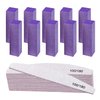20PCS Nail File Buffer Set for Natural Nails,100 180 Grit Nail File,4 Sides 120 Grit Sanding Buffer Nail Block for Gel Acrylic Nails Professional Manicure Tool,Purple