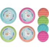 Jewelkeeper Tea Party Set for Girls - 15 Piece Tin Tea Set Includes Teapot, 4 Tea Cups, 4 Saucers, Plates, Tray, and Case - Llama Tea Party Set with Carrying Case - Ideal Kid Toys for Pretend Play