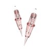 INKin Smp Professional Cartridge Tattoo Needles Round Liner 3RL 0.25mm Permanent Makeup Needles with Safety Membrane for Microblading Hair Scalp Brows Lip Blush, Box of 20Pcs (0803RL Pink)