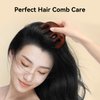 2 Pack Wooden Scalp Massage Comb, CKCLGTDM Wood Comb Wide Tooth for Women Men Hair Growth, Sandalwood Gua Sha Comb, Natural Wooden Comb Scalp Massage for Gift