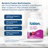 Bariatric Fusion Chewable Multivitamin with High ADEK Vitamins | Multi for Duodenal Switch Patients | Mixed Berry Flavored Tablets | with Iron and Calcium | One Month Supply