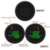 85mm Auto Digital Speedometer Odometer Tripmeter GPS Type 0-999 KM/H MPH with Turn Light High Beam 9-32VDC Waterproof for Car Motorbike Truck (Green)