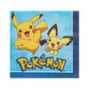 Pokemon Luncheon Napkins - 6.5" x 6.5" (Pack of 16) - Bold & Eco-Friendly Design - Perfect for Parties & Events