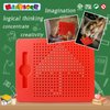 MAGBLOCK Magnetic Drawing Board for Kids Toddler Doodle & Sketch Toys Includes Magnet Pen Boosting Perschools Creativity Travel & Car Ride Activities (8.58in x6.89in)