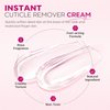 Modelones Cuticle Remover Kit - Cuticle Remover Cream & Cuticle Oil, Cuticle Care Kit w/Cuticle Trimmer Cuticle Pusher & Cuticle Nipper for DIY Nail Manicure, Removedor de Cuticula for Nail Care