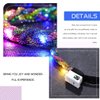 JEAIRTS Led Rhinestone Headband Crystal Headpieces Sparkly Forehead Head Chain Elastic Braided Hair Band Halloween Prom Hair Jewelry for Women and Girls (3-Colorful)