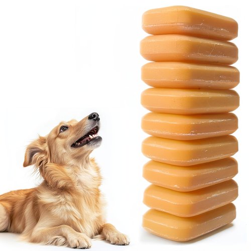 Kelebs Dog Shampoo for Smelly Dogs, Natural Dog Deodorizing Shampoo Bar with Citrus Essential Oils | Eco-Friendly | Zero Plastic Waste | Vegan | 9 Bars - Value Pack