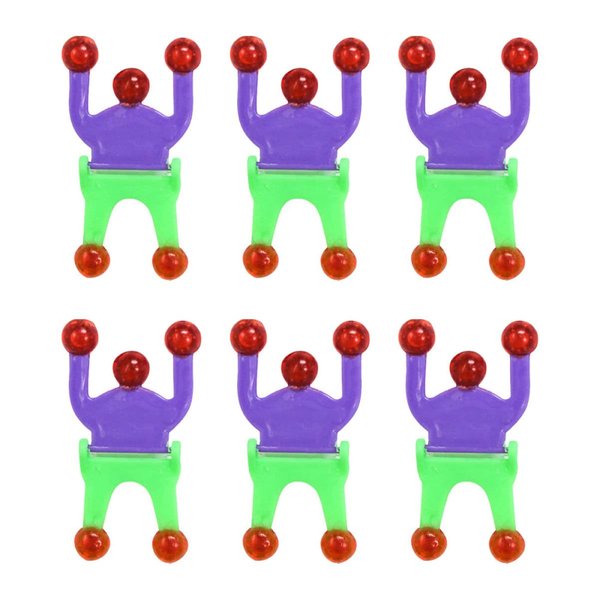 Toyvian 6pcs Climbing Man Toy Window Crawler Toy Toy Toy Sticky Rolling