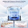 Ultrasonic Cleaner for Dentures, Odotoino 25W Professional Ultrasonic Cleaner Machine for all Dental, Retainer, Aligner, Braces, Mouth Guards, Toothbrush Head, Shaver Head, Jewelry, Black