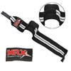 MRX Weight Lifting GYM Training Wrist Wraps for Wrist Support Bodybuilding Workout Wrap Men/Women (Black/Grey)