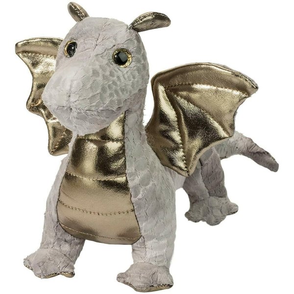 Douglas Hydra Silver Baby Dragon Plush Stuffed Animal