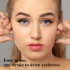 3 Different Eyebrow Pencils,Creates Natural Looking Brows Easily And Lastes All Day,3-in-1:Eyebrow Pencil *3;Black #-0803096