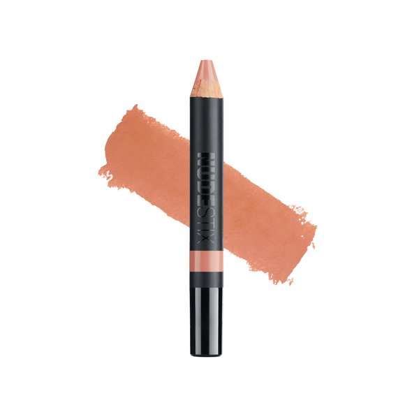 Nudestix Cream Cheek + Lip Pencil, Creamy Lip Color + Lip Liner + Cheek Blush, Multi Use Makeup, Ultra Creamy, Hydrating and Blendable, Shade: Whisper