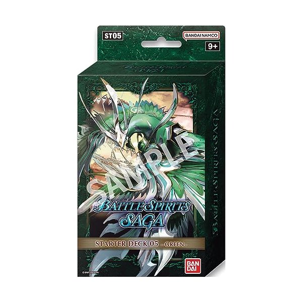 Battle Spirits Saga: Starter Deck [ST05] Verdant Wings | Trading Card Game | Ages 6+ | 2 Players | 20-30 Minutes Playing Time